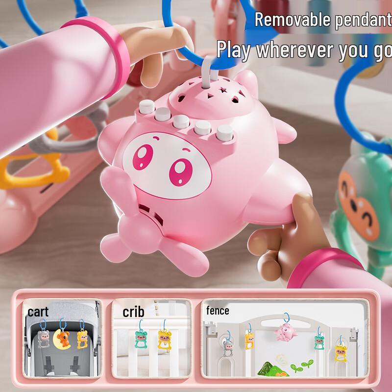 Snaen Baby Activity Gym with Kick Piano