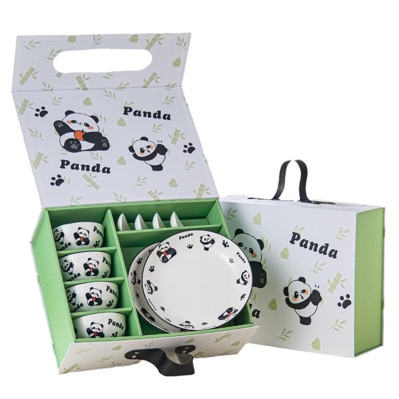 Panda Ceramic Dinnerware Gift Set