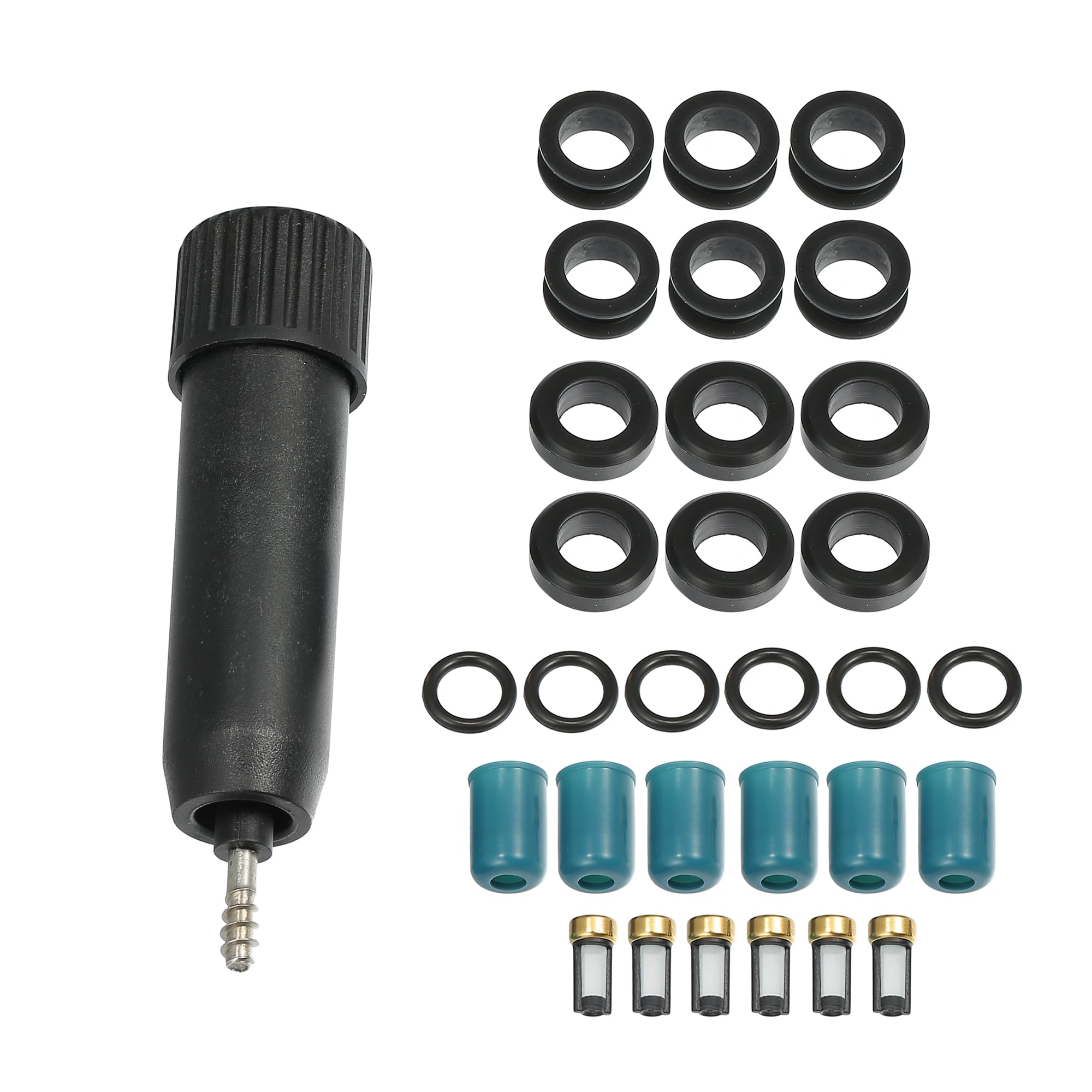 

Hihaha Уплотнительное кольцо форсунки для Toyota 4 Runner 3.0L V6 1989-1995 Toyota чёрный