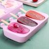 Kids Cartoon Shape Popsicle Molds Food-Grade Silicone Reusable Sticks Non-Stick Design Easy Release Ice Cream Mold