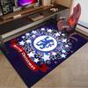 Football Club Emblem lion Carpet, Chair Rug,Rug for Office Bedroom living rooms, Doormat decor Fan Gift Christmas Gift
