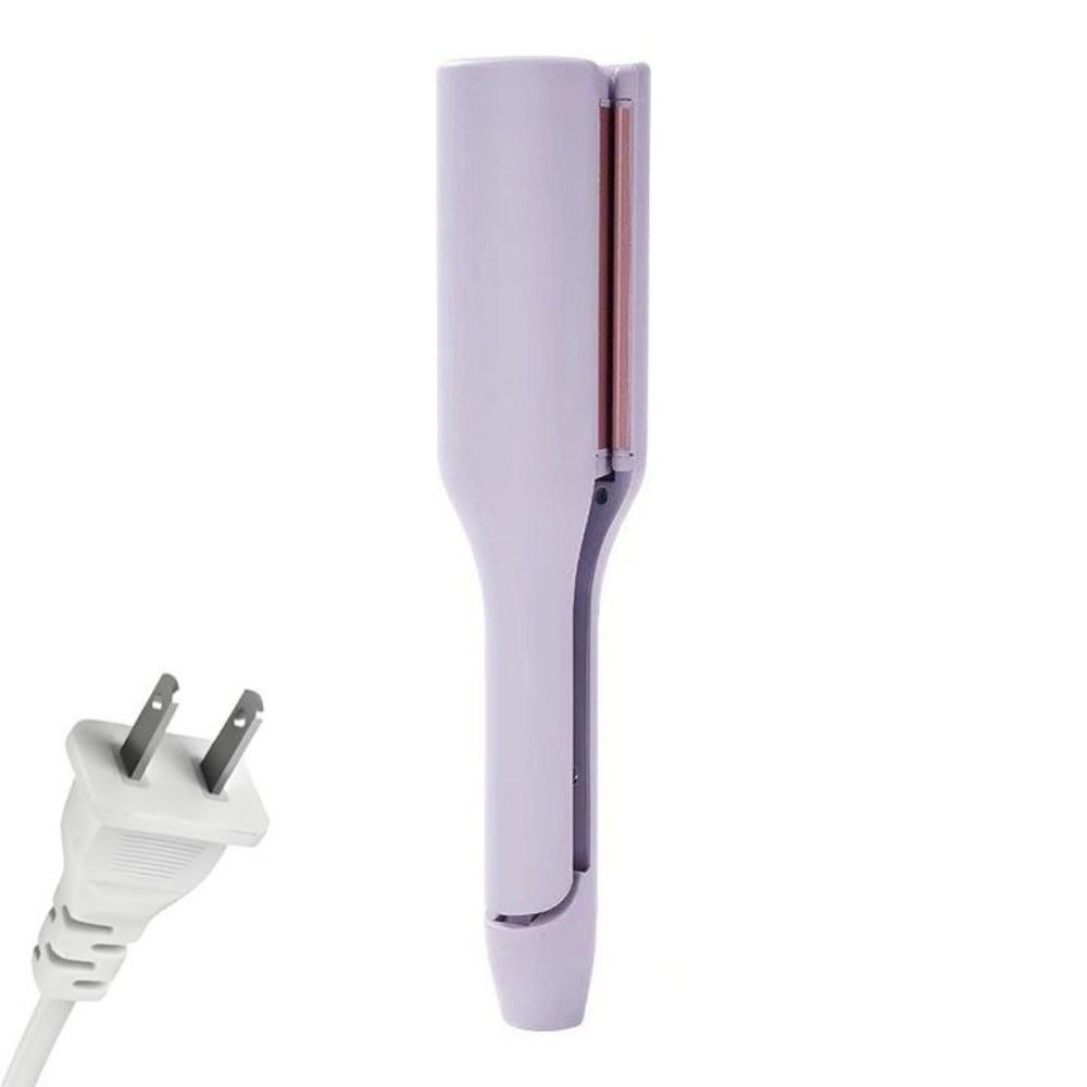 Clamping French-style Egg Roll Curling Iron 32mm Hair Styling Tool Wavy Hairstyles
