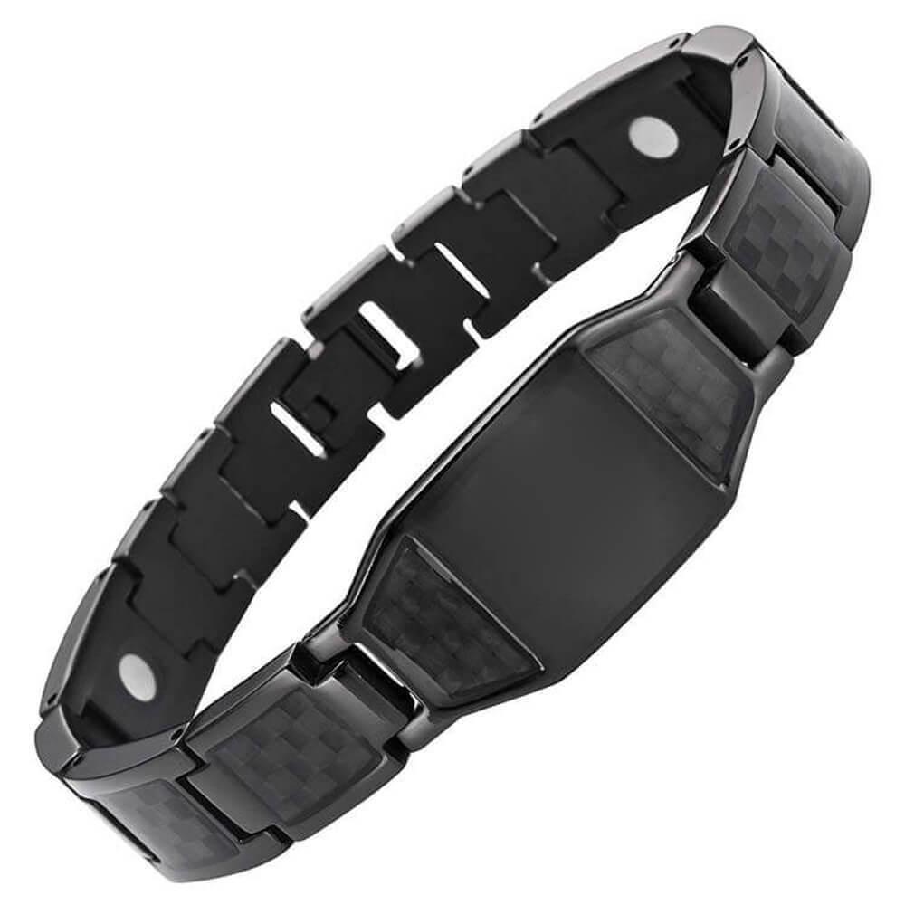 Herren 4-in-1 Magnetisches Titan- & Edelstahl Germanium Energiearmband