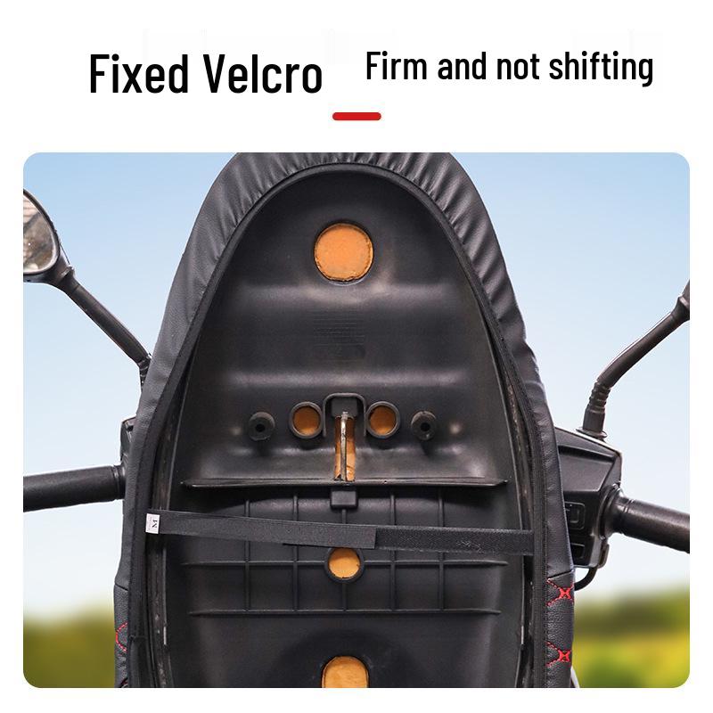 Waterproof & Sunproof Electric Vehicle Seat Cover for All Seasons - Compatible with Yadea, Aima Motorcycles and Electric Bicycles.