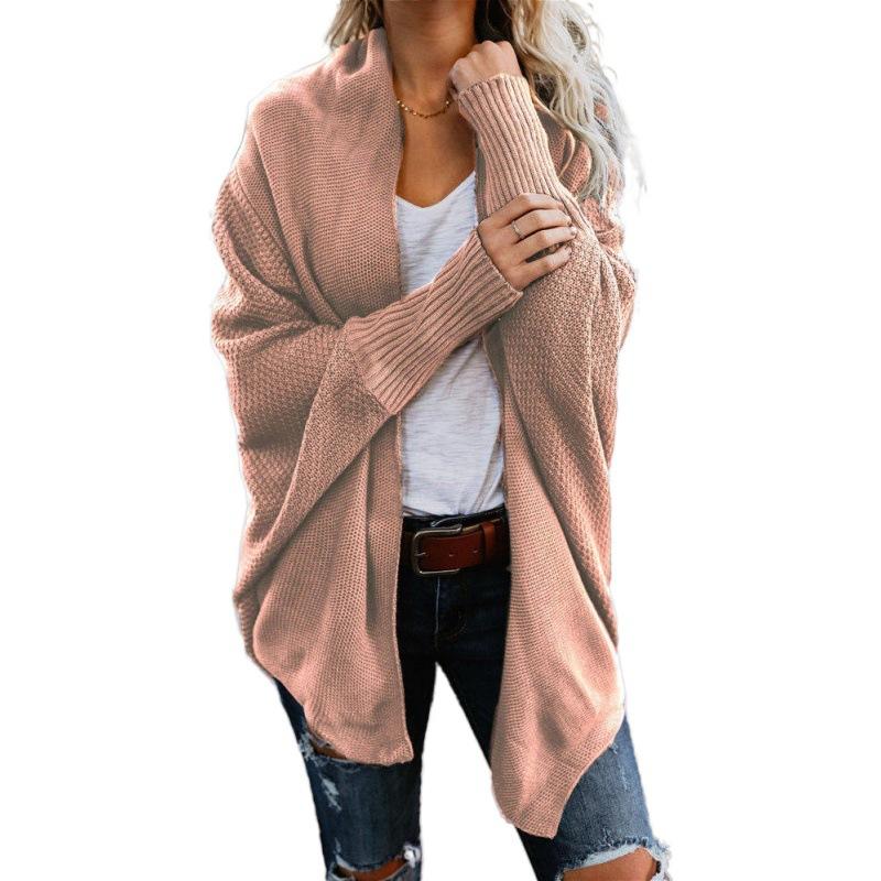 Winter Women's Sweater Cardigan Large Size Sweater Coat Casual Sweater