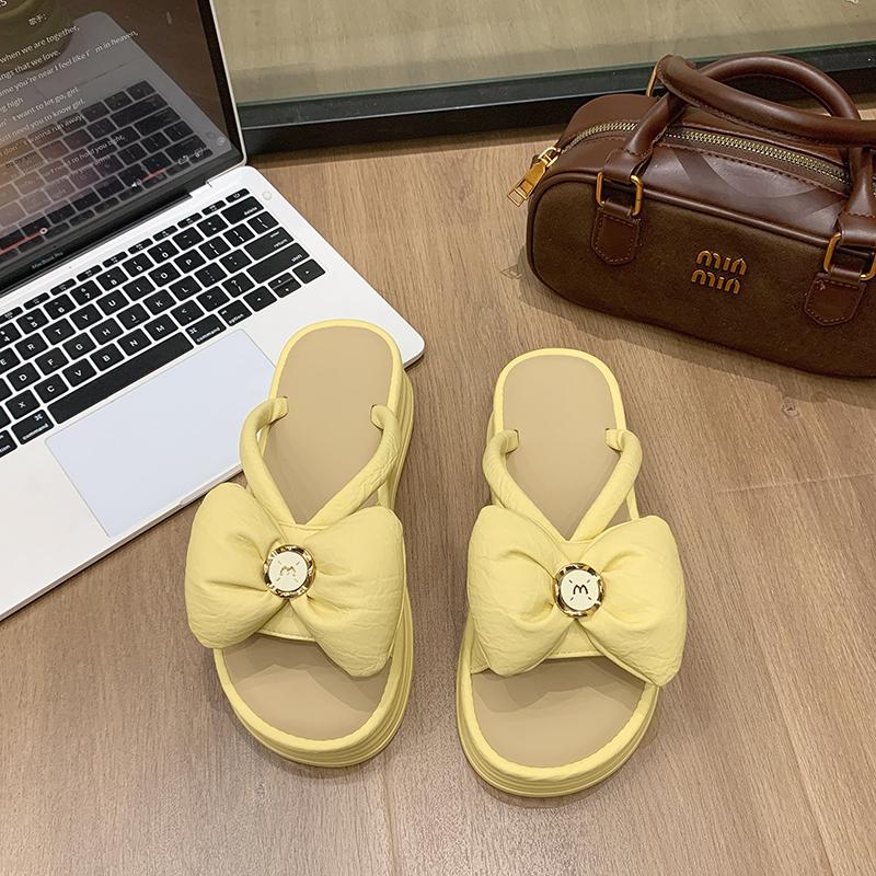 Fashion Slippers Casual Summer Women's Shoes Platform Pantofle Slides Luxury Soft 2025 Leisure Fashion Shoes Woman 2025 Female Slippers
