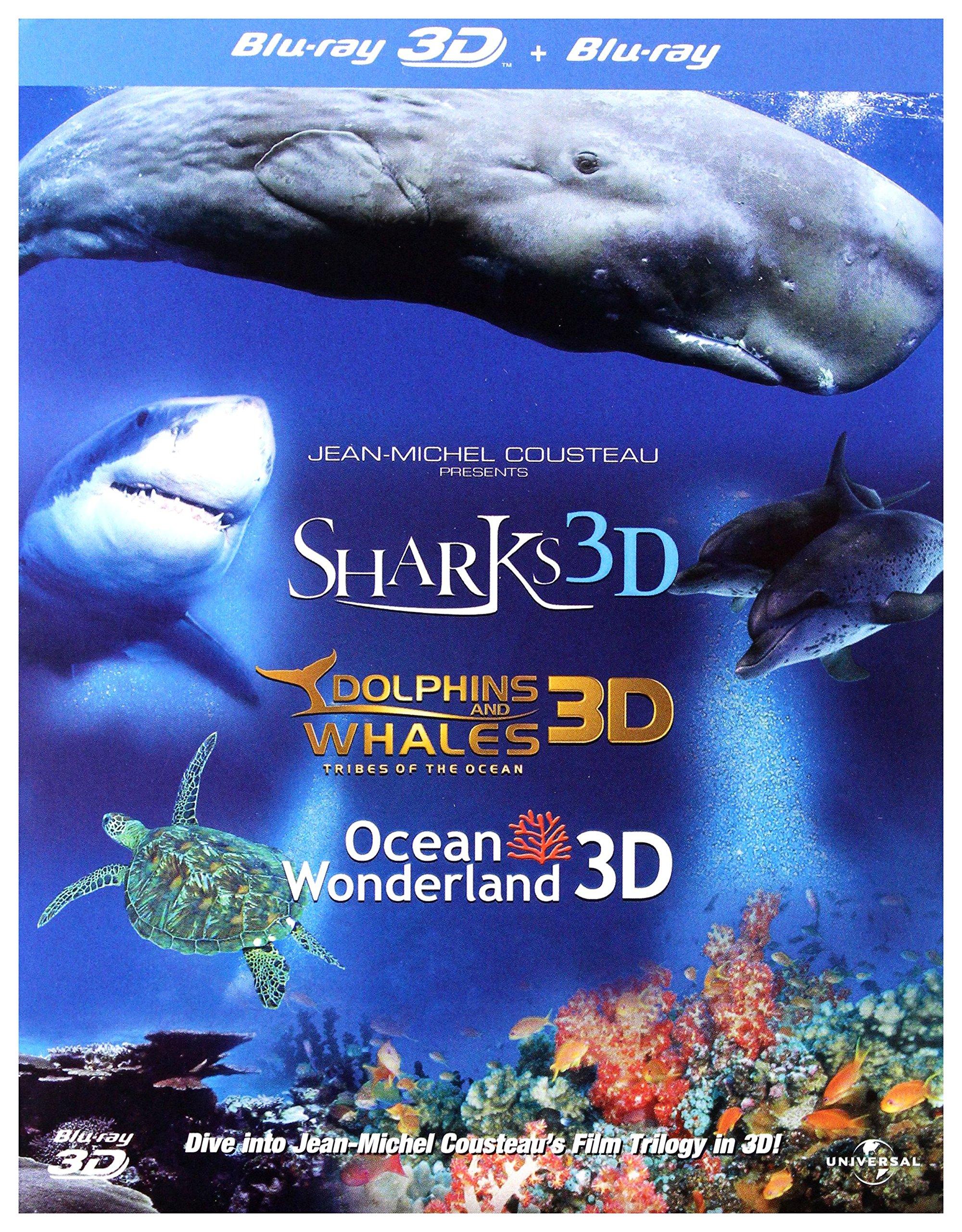 Cousteau 3D Film Trilogy Jean-Michel [Blu-ray]