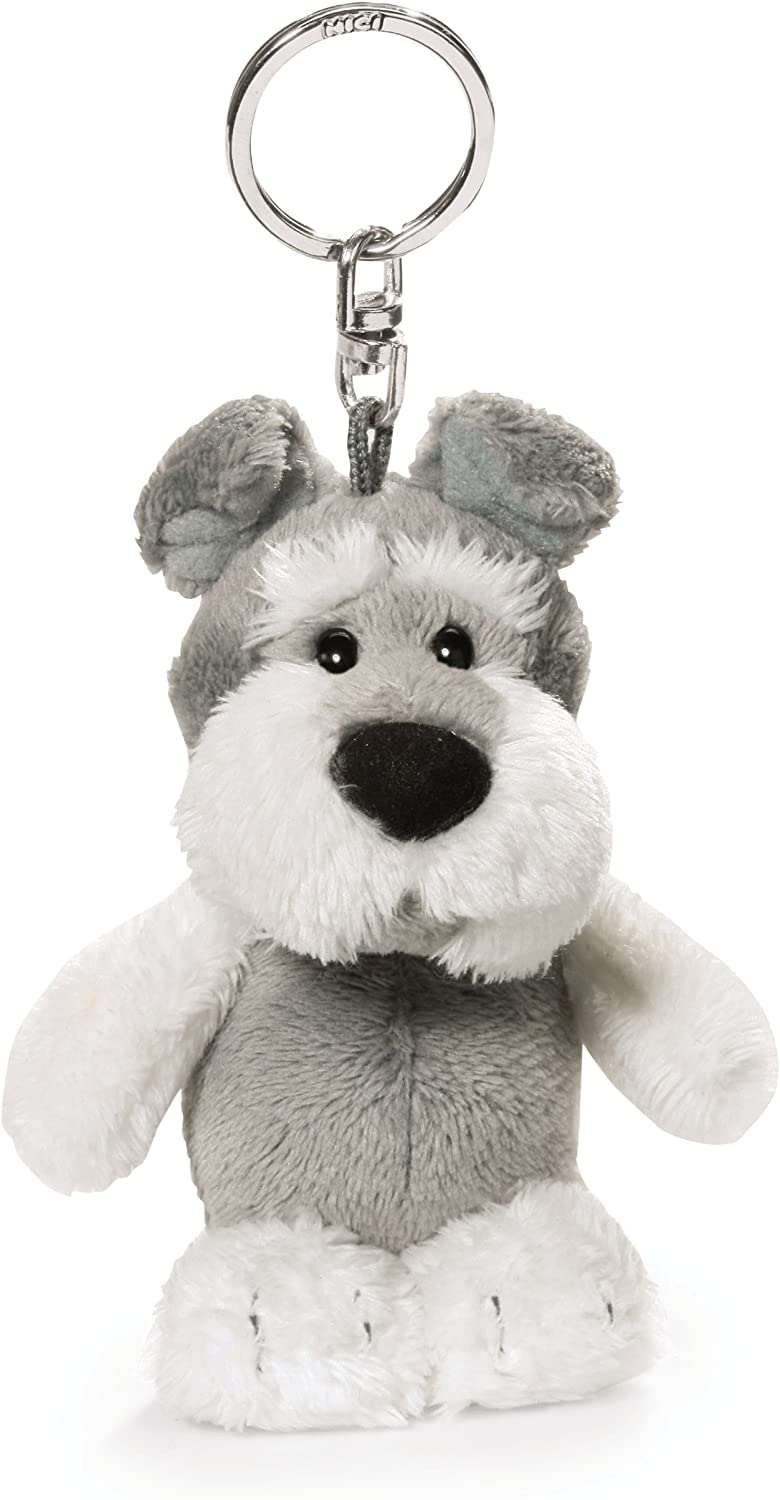 

NICI BB Schnauzer 10cm Bean Bag Plush Mini Size Keychain Keyring, Toy,