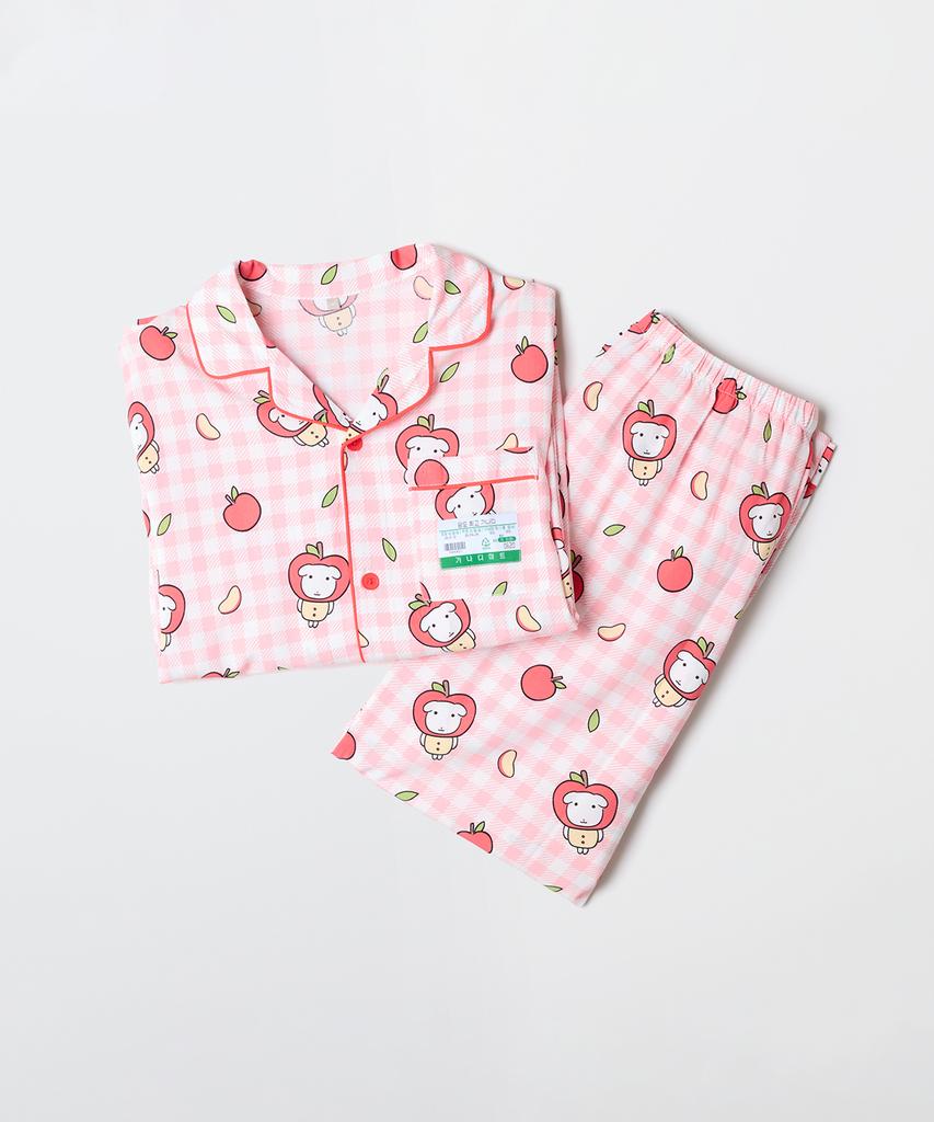 Seupao [Ganadi] Sweetness-Focused Ganadi Long Sleeve Pajamas (Red)_Spppg23U05