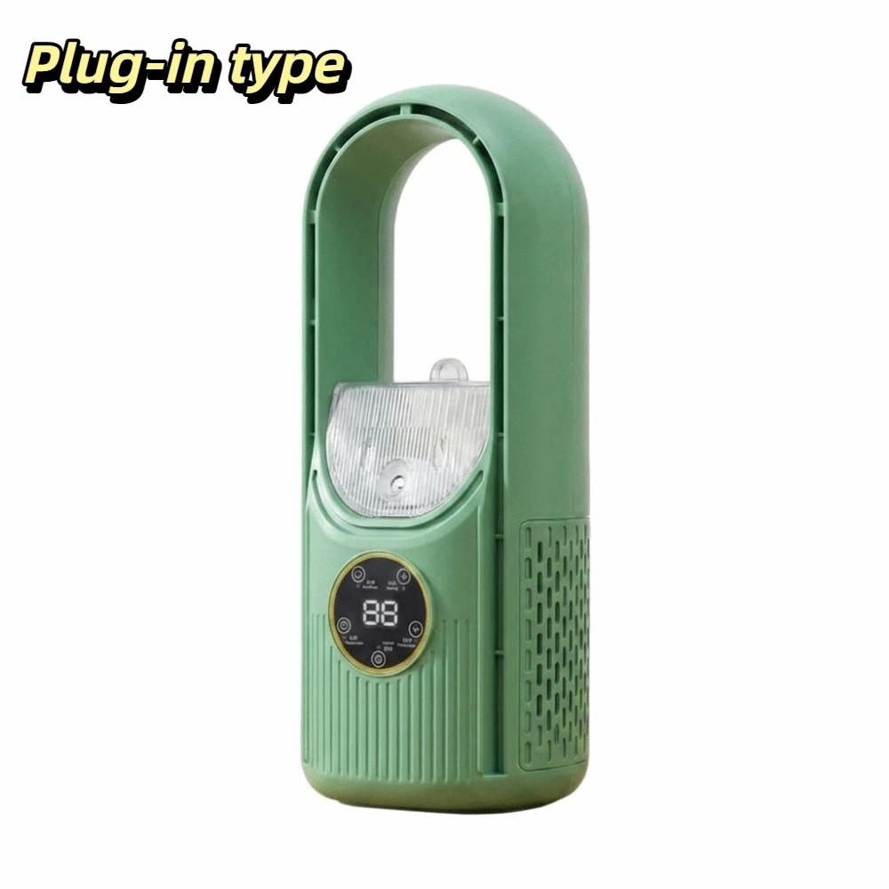6 Speed USB Fan Bladeless Design Leafless Fan Silent Spray Fan  Indoor Use