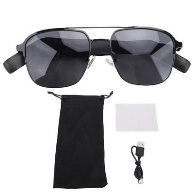 KI Smart Brille 100+ Sprachen Echtzeitübersetzung Bluetooth Musik Sonnenbrille Polarisierte Gläser mit Mikrofon und