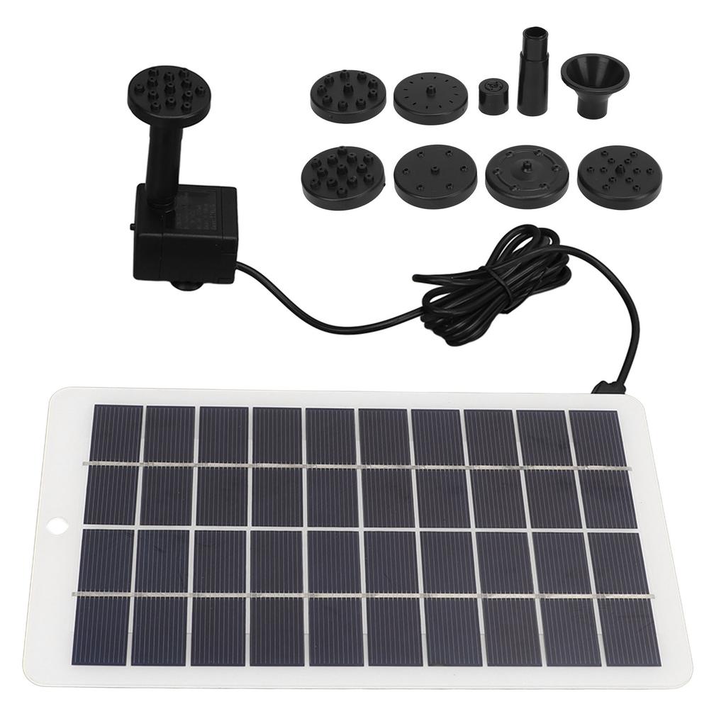 Solarbrunnenpumpe Professionelle Hocheffiziente Solarbetriebene Wasserpumpe für Außen Garten Terrasse