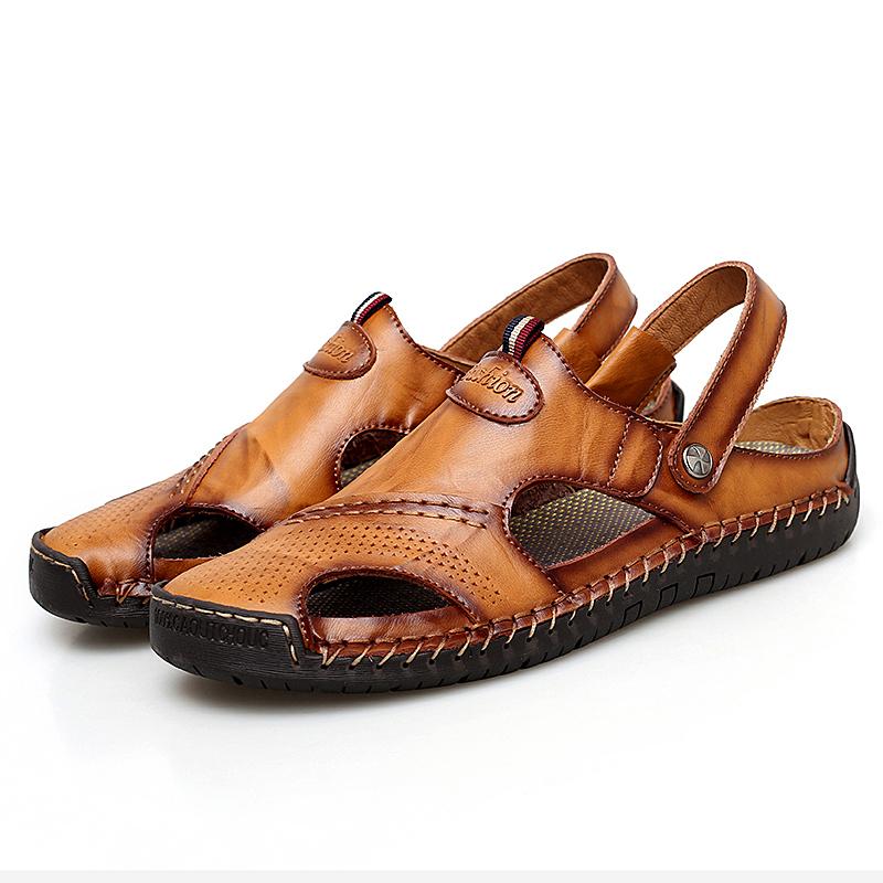 Summer Sandals Men Classic Roman Sandals 2025 Slipper Outdoor Sneaker Beach Rubber Flip Flops Men Water Trekking Sandals