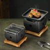 Japanese charcoal grill Aluminum alloy tea cooker Small oven Korean style cast iron barbecue dish portable grill korean bbq