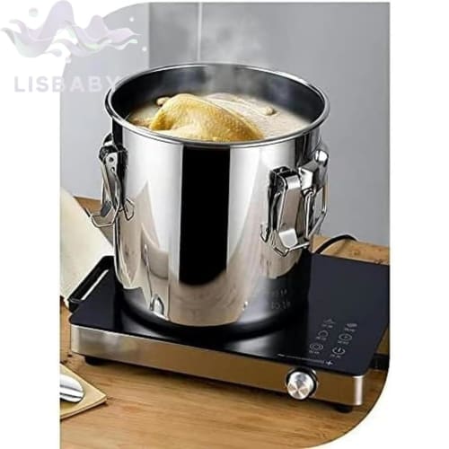 Large-Capacity Rice Storage Container, Stainless Steel, lisBaby Airtight Rice Container, Stylish SUS304 Stainless Steel, Keeps Rice Fresh, Insect-Proo