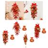 2026 Chinese New Year Decoration with Hook Home Decor Stylish Lunar New Year Swag for Birthday Window Home Holiday Farmhouse