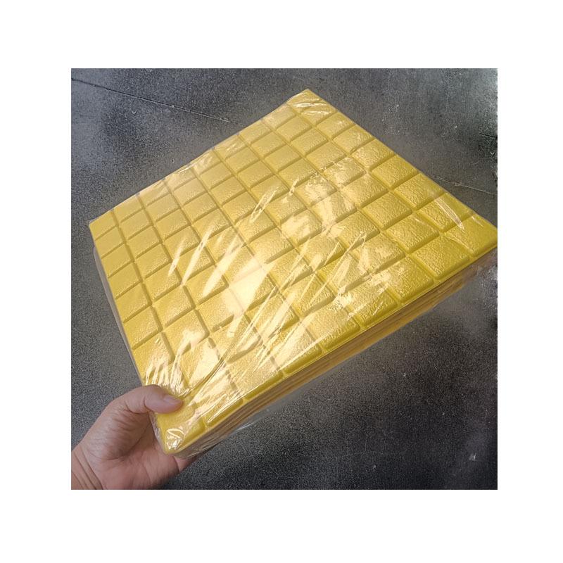 Waterproof 3D Stereo Self-Adhesive XPE Foam Brick Wall Sticker, 35*35 