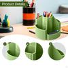 Pencil Holder, Rotating Pen Desk Organizer, Marker PP Material Container, Five