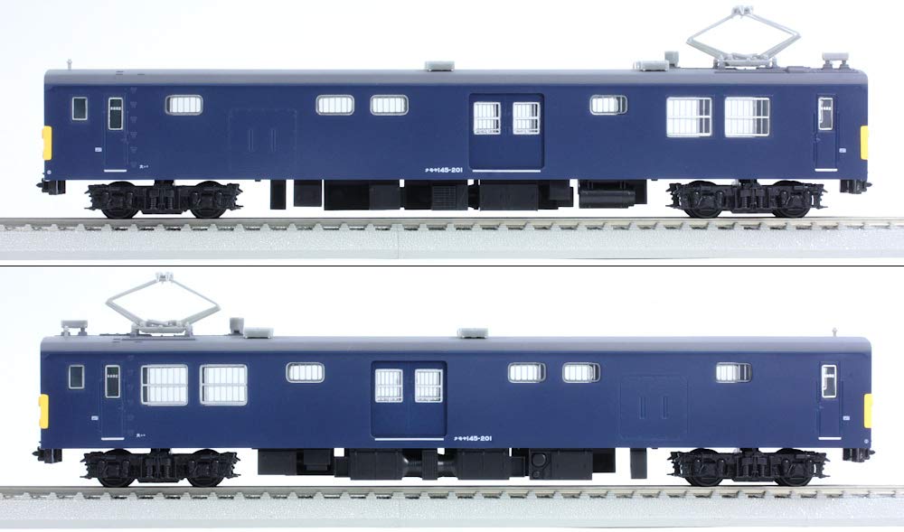 Tenshodo HO Gauge T-Evolution Series 001 Kumoya 145 DC Electric Car, 200 Series, Gray H-Rubber, One Pantograph, 65004, Model Train