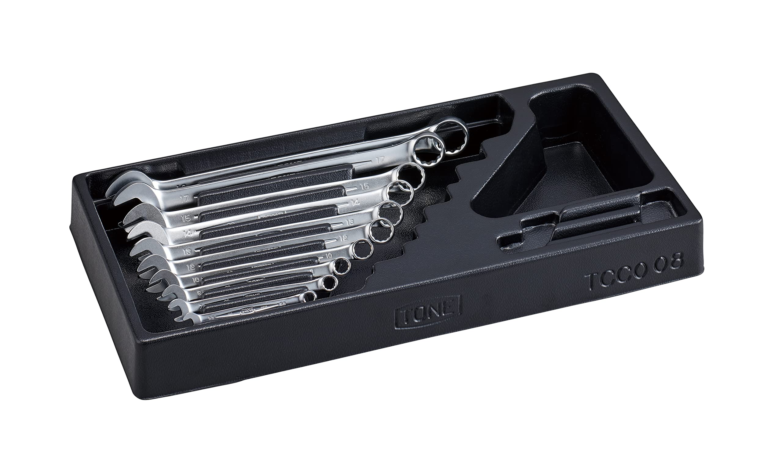 

Набор гаечных ключей TONE CS101C (10 кусочков) чёрный