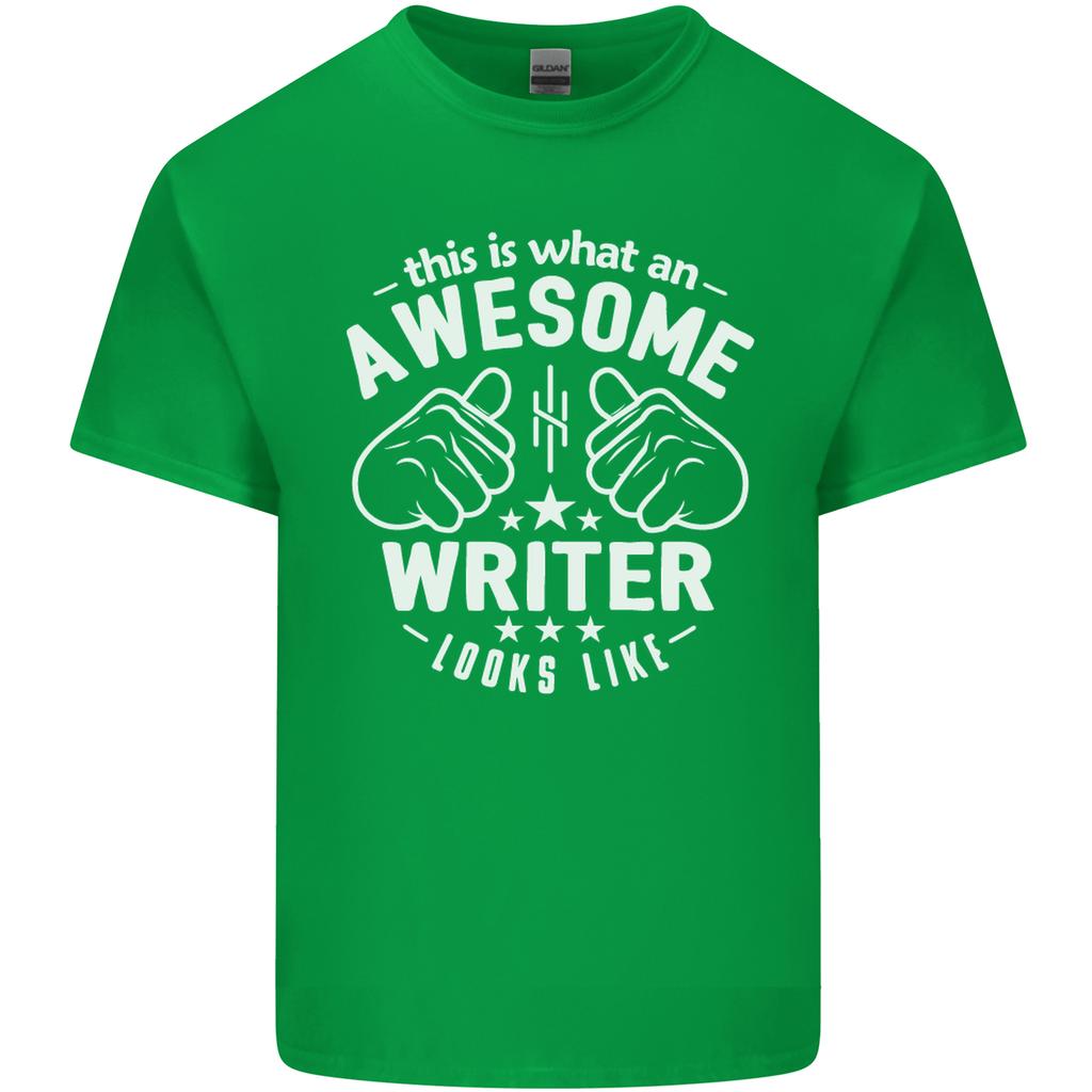This Is What an Awesome Writer Looks Like Unisexs Light Cotton TShirt