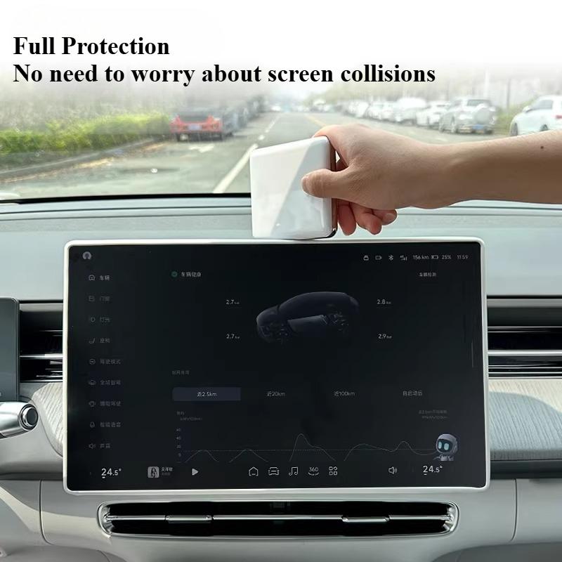 For XPeng G6 2025 Silicone Protective Frame Edge Central Control Display Navigation GPS Screen Protector Accessories