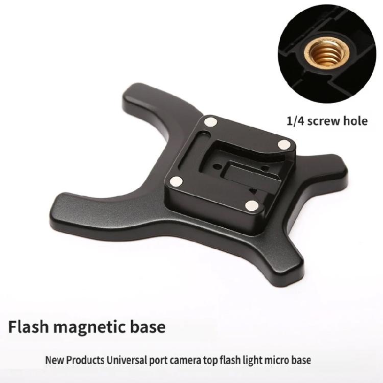 Flash Mounting Base Strong Magnetic Quick Release Adapter For IT32 Flash Light Lightweight Travel Street Photography