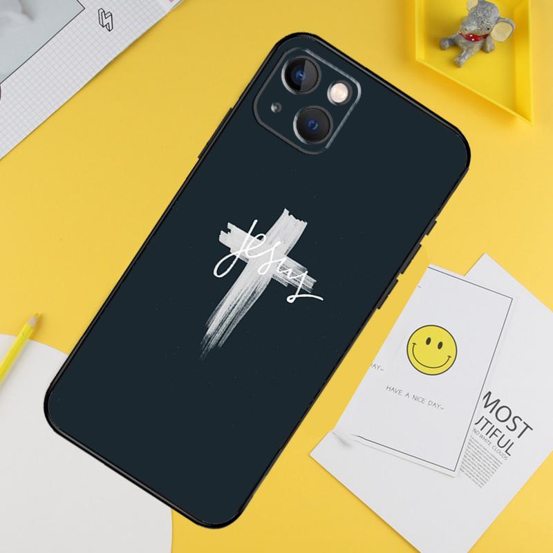 Jesus Phone Case For iPhone 16 15 Pro Max 11 12 13 14 Pro Max Mini XR 16 15 Plus 16e Cover Shell