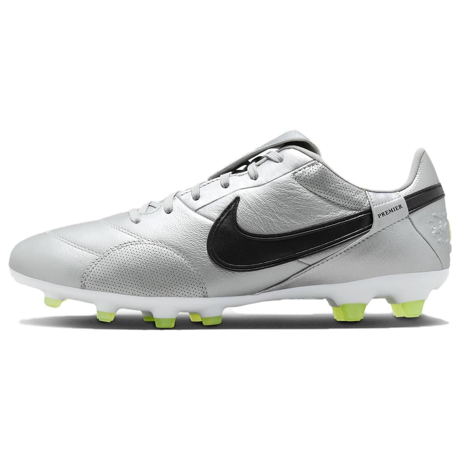 Nike Premier 3 FG Boots Metallic Silver Men s AT5889-004 EU 39
