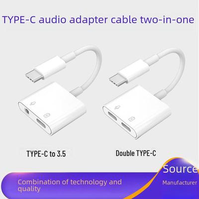 Typ-C Headset-Adapter: Doppelfunktion zum Laden und für Audioanrufe