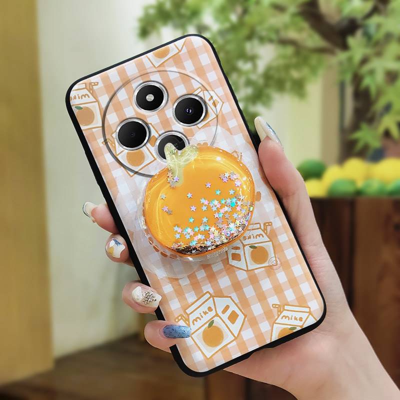 Waterproof protective Phone Case For Redmi A4 5G Dirt-resistant Soft Case Durable Quicksand Skin feel silicone TPU cute