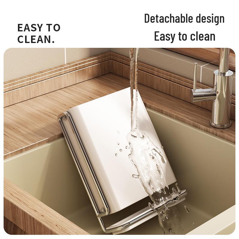 Wall-Mounted Multifunctional Knife and Cutlery Holder with Integrated Chopstick Storage