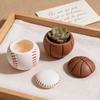 Basketball Baseball Silicone Candle Cup Molds For Handmade Candle Soap Concrete Planter Storage Box Making And Resin Art