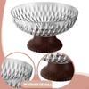 Decorative Bowl with Pedestal for Fruit, Modern, Round, Desserts, Plate Stand, for, Centerpiece