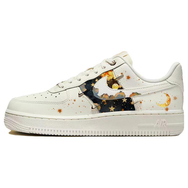 

Nike Air Force 1 Dreamy Galaxy, Wish Moon Low top Skateboard Shoes Women s White FV3654-111(Team56-) 38