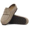 Birkenstock Naples Wrapped Fashion Comfortable Outdoor Breathable EVA Rubber Sole Anti-Wear Closed-Toe Slippers Unisex slippers Gray-Brown 1029675