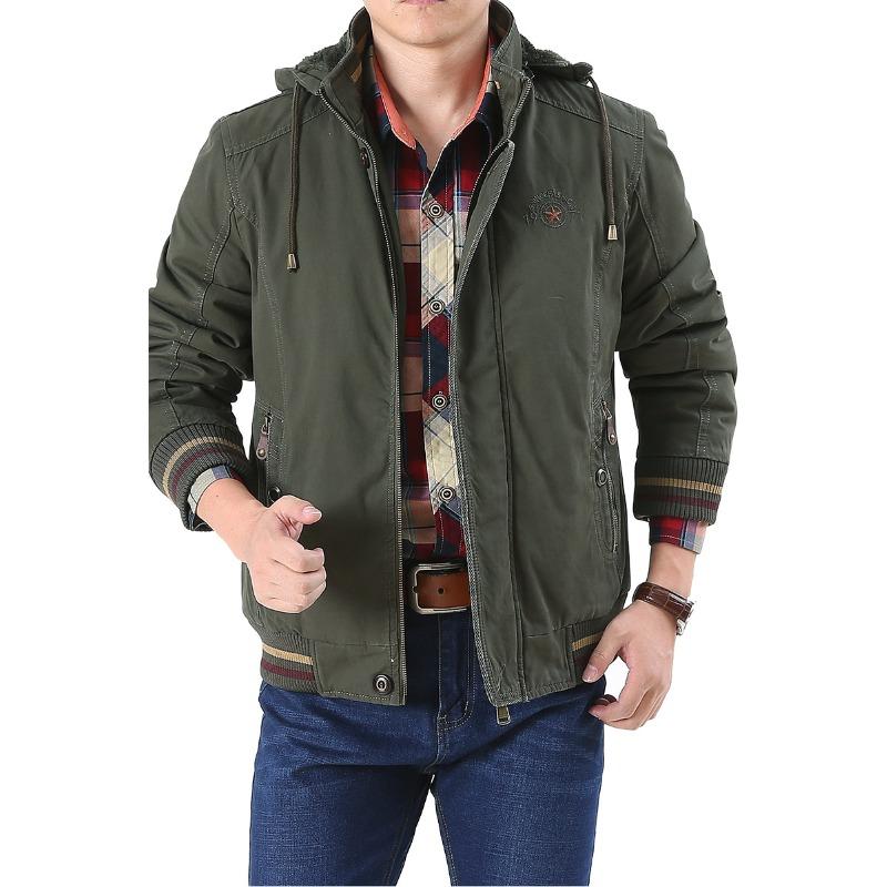 

Мужская зимняя теплая хлопковая одежда с подкладкой, мужская, чистый хлопок плюс флис, большой размер, свободная стеганая одежда для мужчин 4XL