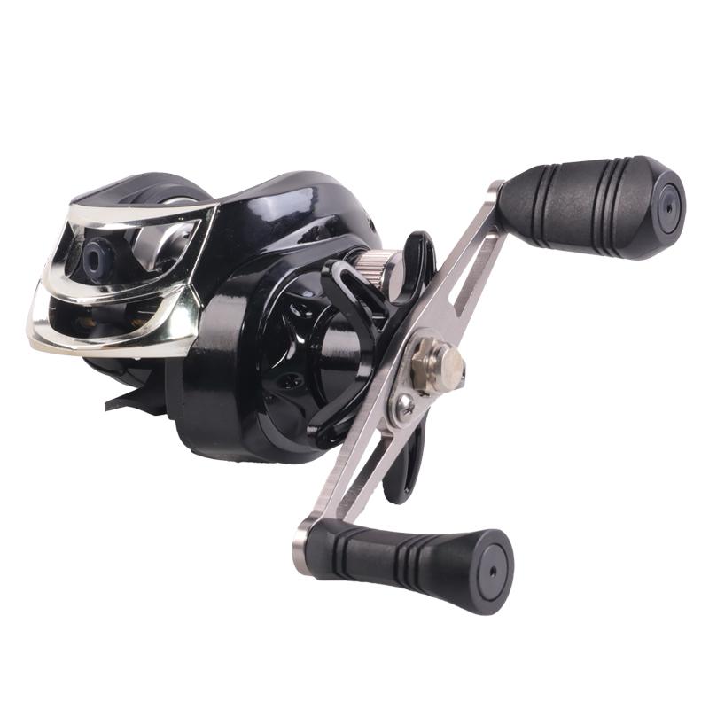 KALIOU AU200 Saltwater High Speed Drag Max 10Kg 18+1BB Baitcasting Reel LEFT HAND чёрный