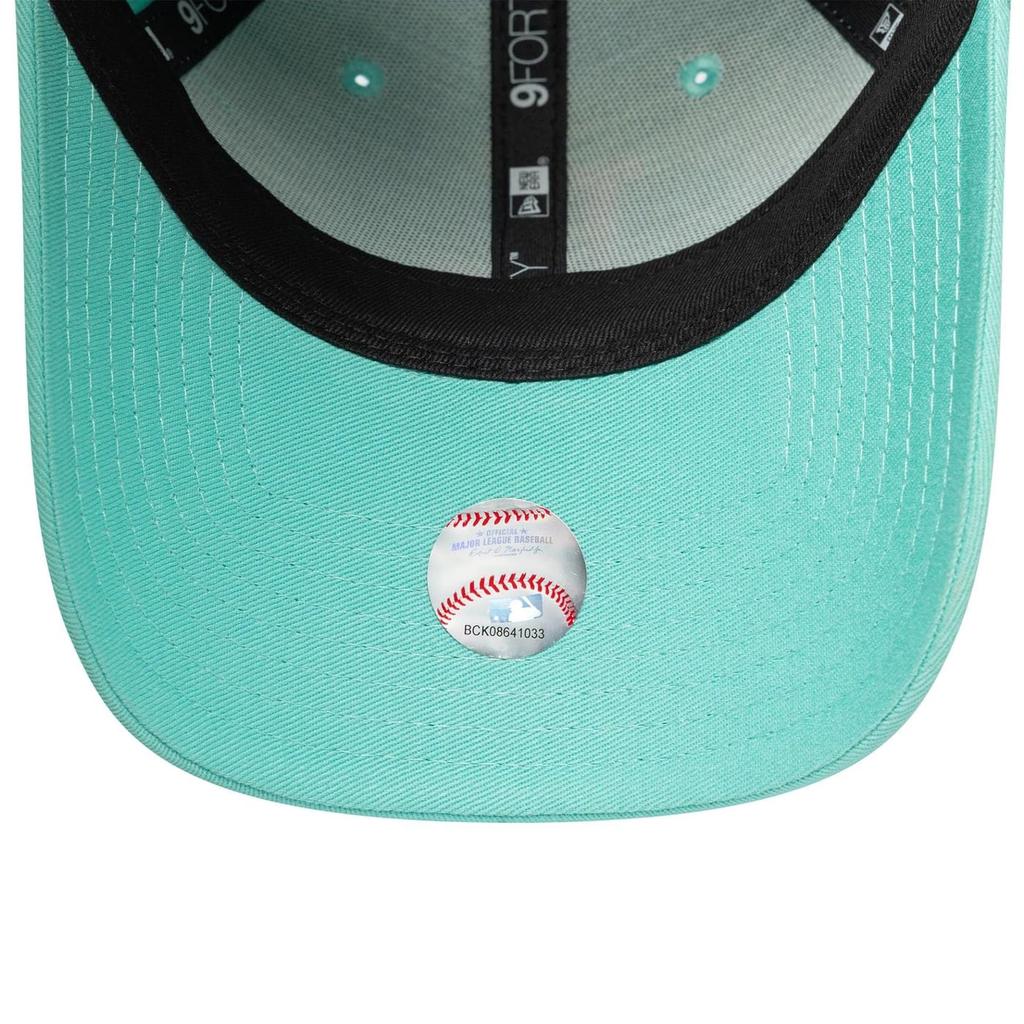 New Era 9forty Logo MLB One Women's Cap, Dodgers/Yankees, (JP, Alphabet, Size, LA-Mint Green/White) [Used]