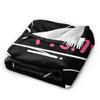 Lashes Eyelash Lash Artists Cosmetics Blanket Soft Warm Flannel Throw Blanket Cover for Bed Living Room Picnic Travel Home Sofa