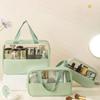 1PCS Unisex PVC Travel Toiletry Bag Large Capacity Translucent Waterproof Makeup Organizer for Women Men
