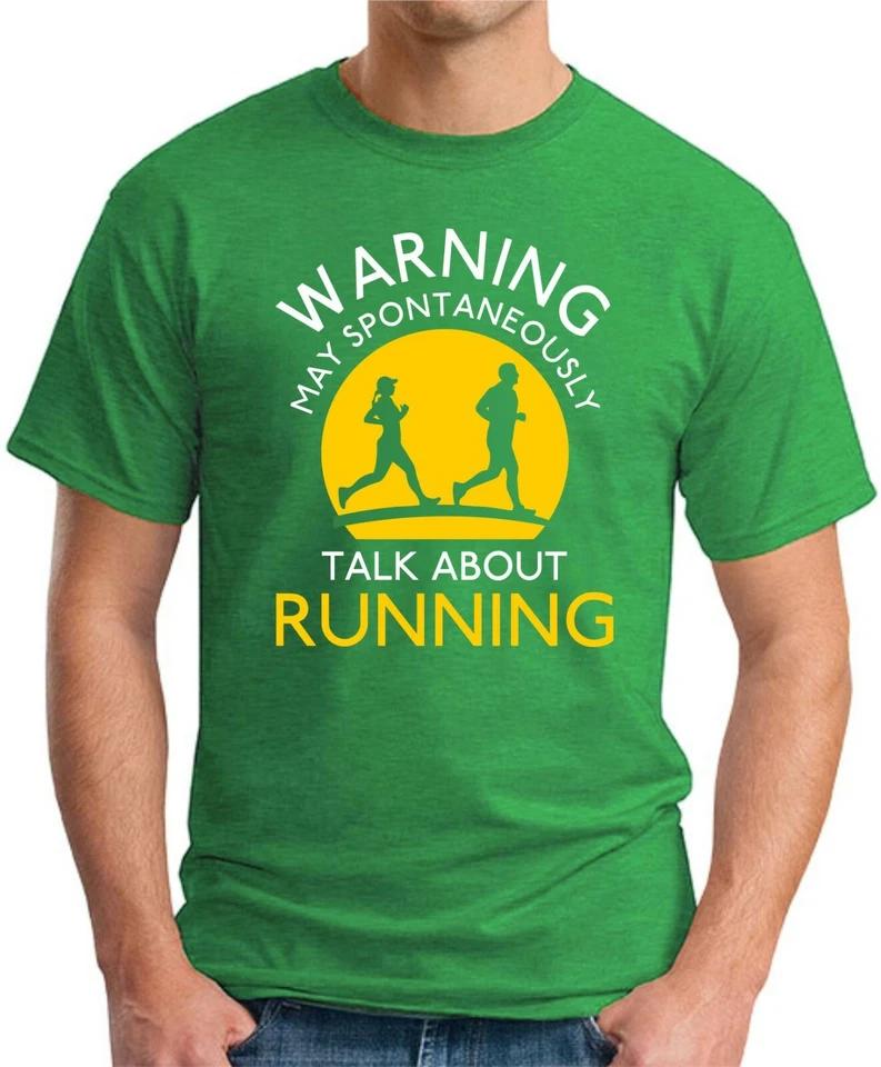 MAY SPONTANEOUSLY TALK ABOUT RUNNING T-SHIRT > Novelty Gift Runner Park Run Top 2