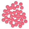 105pcs 15mm Silicone Beads Bulk Round Silicone Beads Loose Beads for Bracelet Necklace Keychain Making Baby Pink