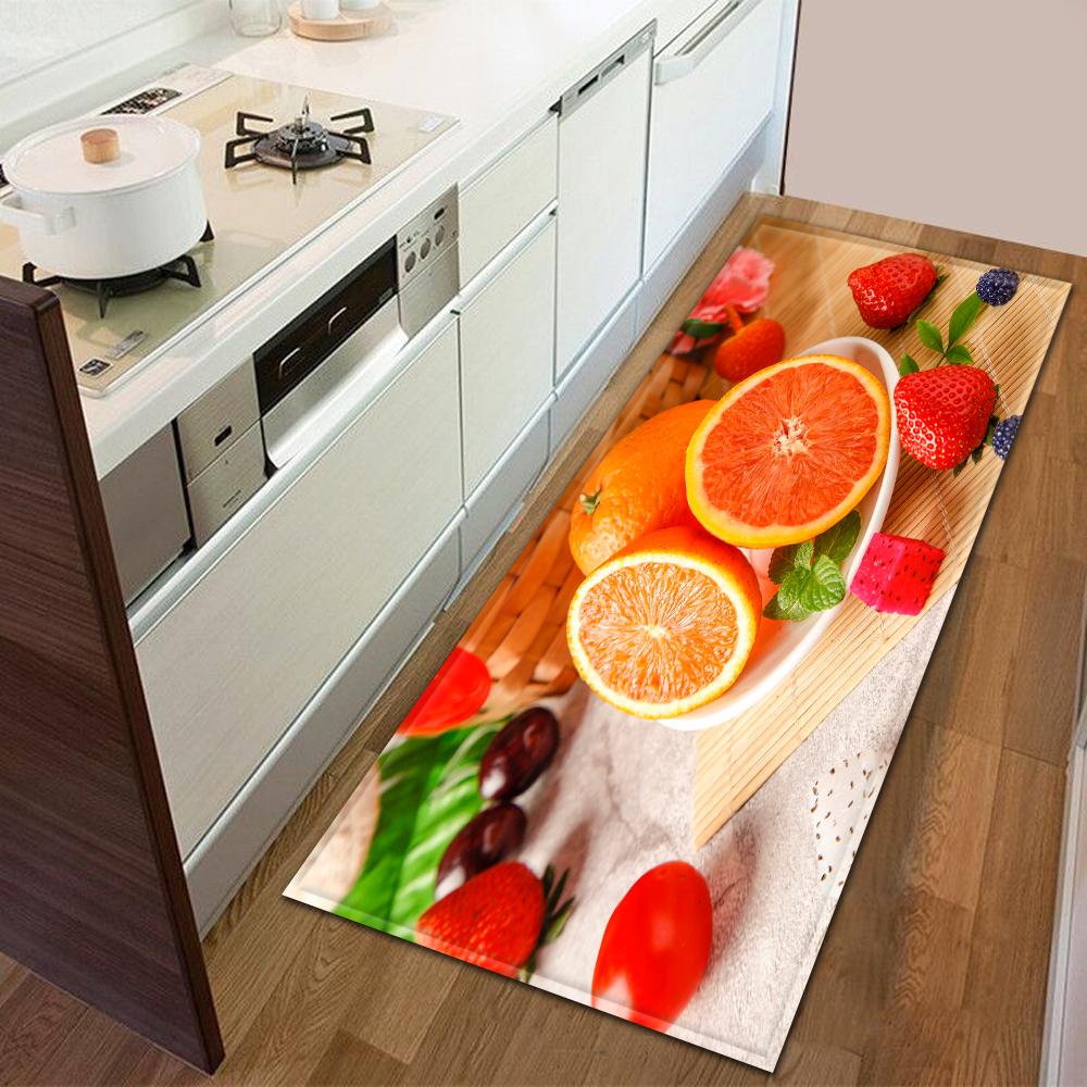 Kitchen Door Mat Bedroom Carpet Non-slip Floor Balcony Corridor Long Carpet Bedside Living Room Floor Mat