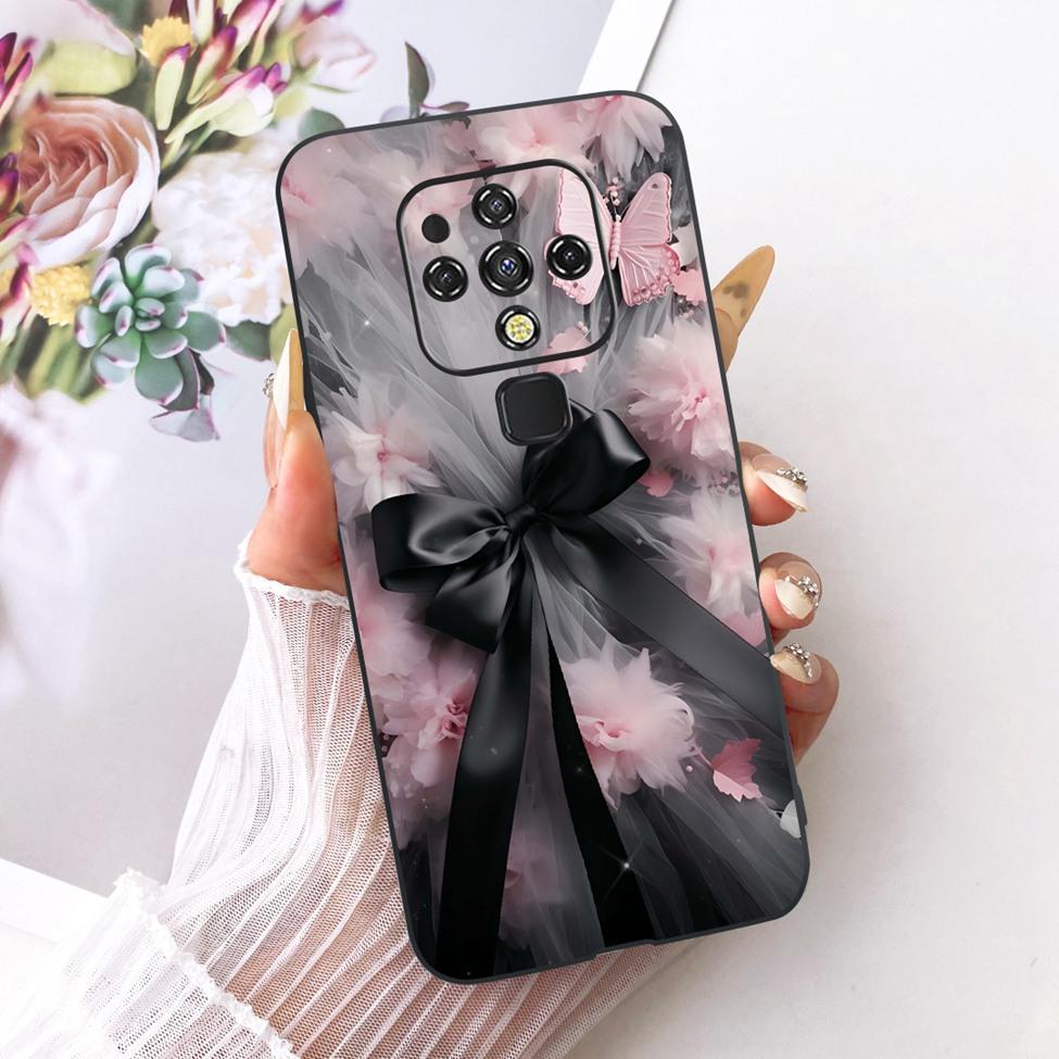 For Tecno Camon 16 CE7 CE7j CE9h Case For Tecno Camon 16 Pro Cover Cute Cat Fashion Butterfly Painted Casing