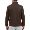 Men's Casual Long-Sleeved Collared Quarter-Zip Sweatshirt