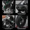 2026 XLG Super-Sized New 1:6 Kawasaki Ninja H2R Superbike - Alloy Model with Ignition Start & Realistic Smoke Effect Collectible Gift Model