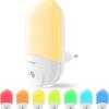 LED Night Light with Smart Control - Sleep Aid Red Light for Pregnant Women & Babies