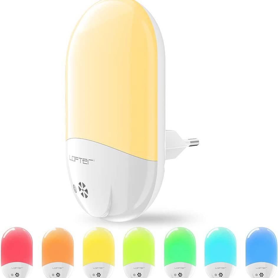 LED Night Light with Smart Control - Sleep Aid Red Light for Pregnant Women & Babies