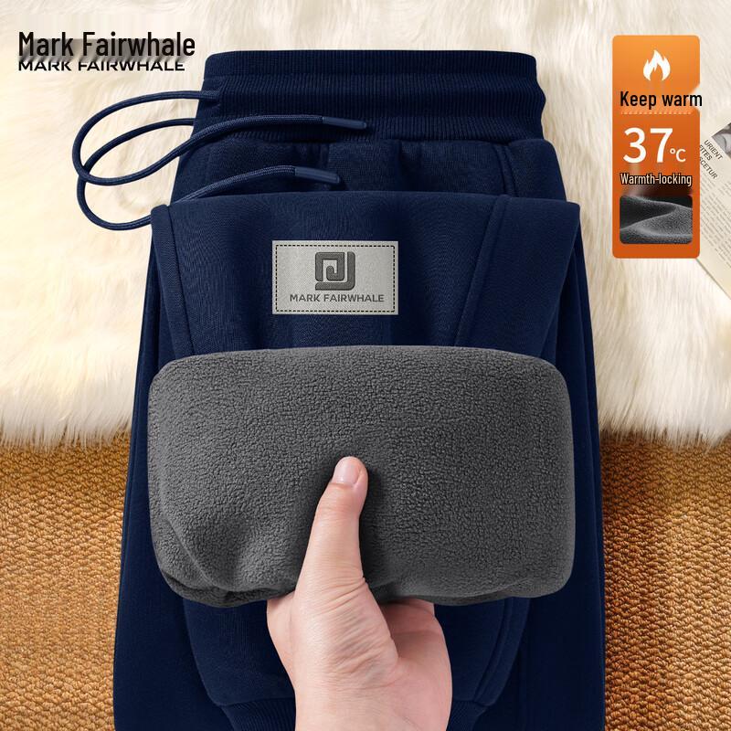 

Mark Fairwhale Men s Fleece-Lined Cuffed Casual Trousers L (175)